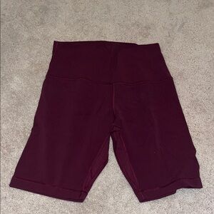 Women's Burgundy Shorts